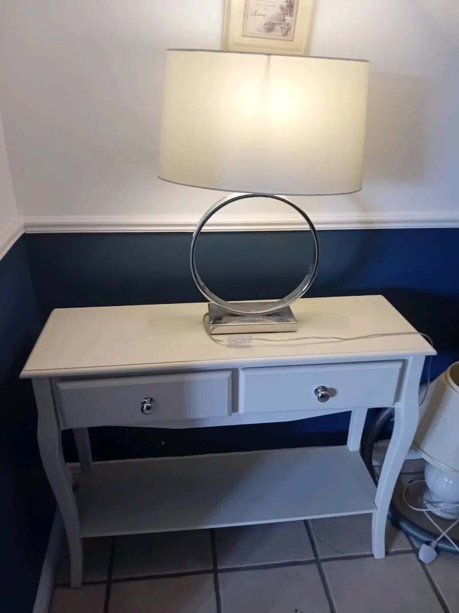Bookshelf table chair   hall table  lamp unit - Image 4