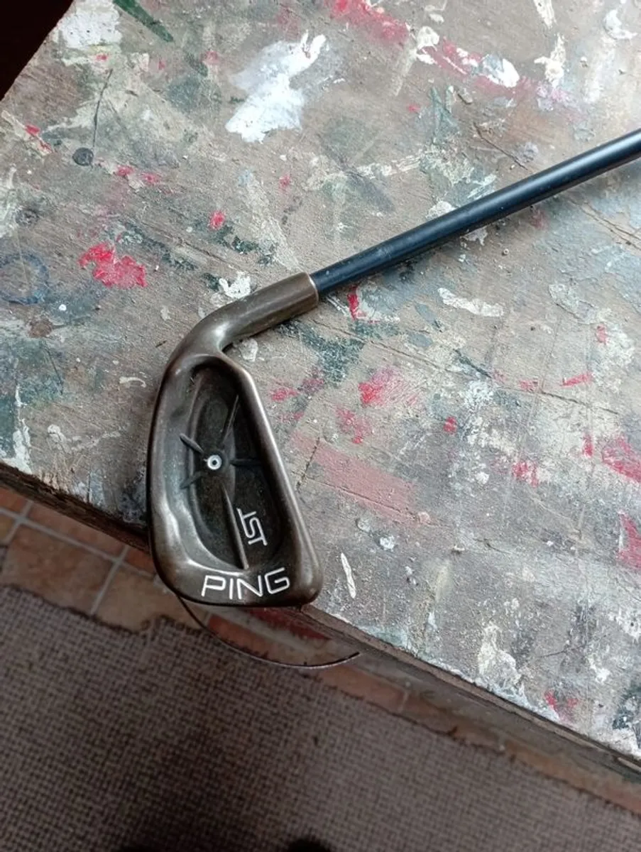 Vintage RARE PING ISI Beryllium Copper irons - Image 4