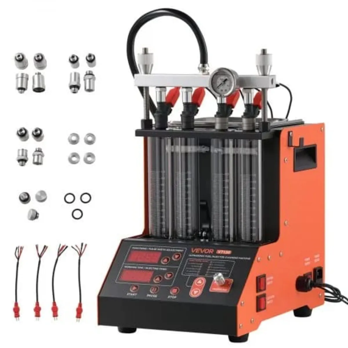 Fuel Injector Cleaner Tester, 9 Test Modes, 4-Cyli - Image 1