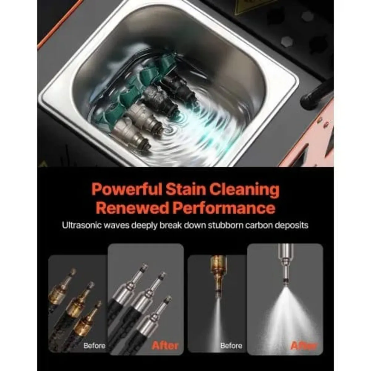 Fuel Injector Cleaner Tester, 9 Test Modes, 4-Cyli - Image 2