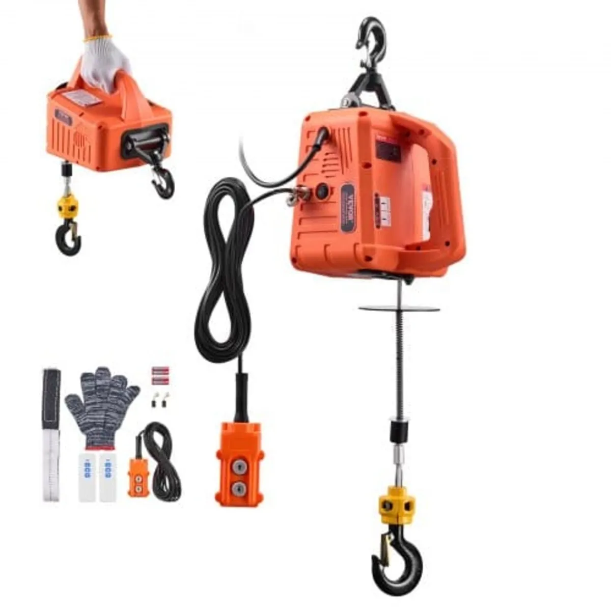 3-in-1 Electric Hoist Winch, 700 kg Capacity, 1500 - Image 1