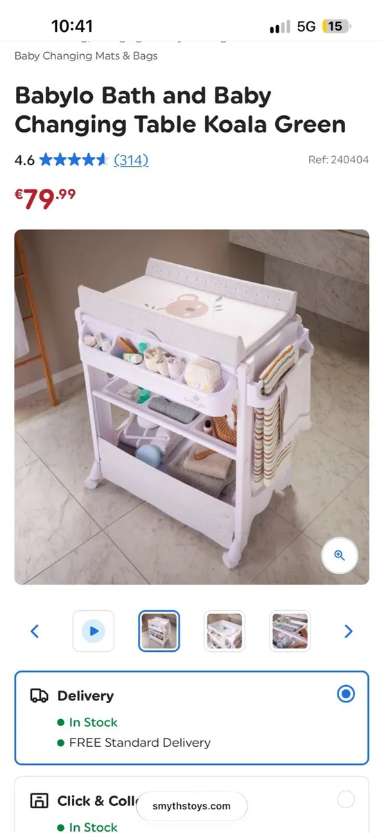Babylo changing table and bath - Image 1