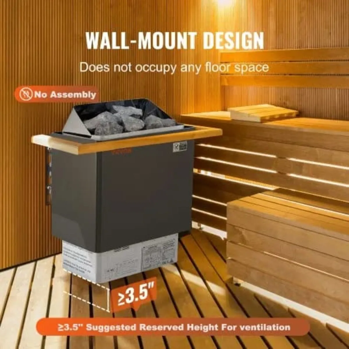 Sauna Heater, 8KW Electric Sauna Stove, 400V 3N Po - Image 3