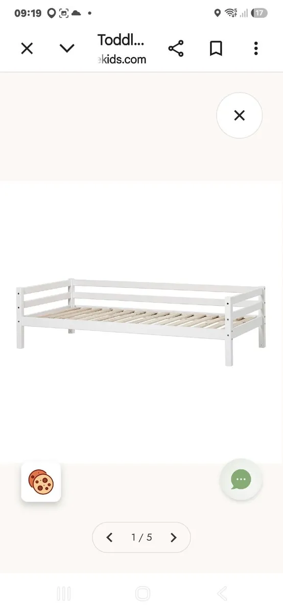 Kids - Flexa single bed with mattress - Image 2