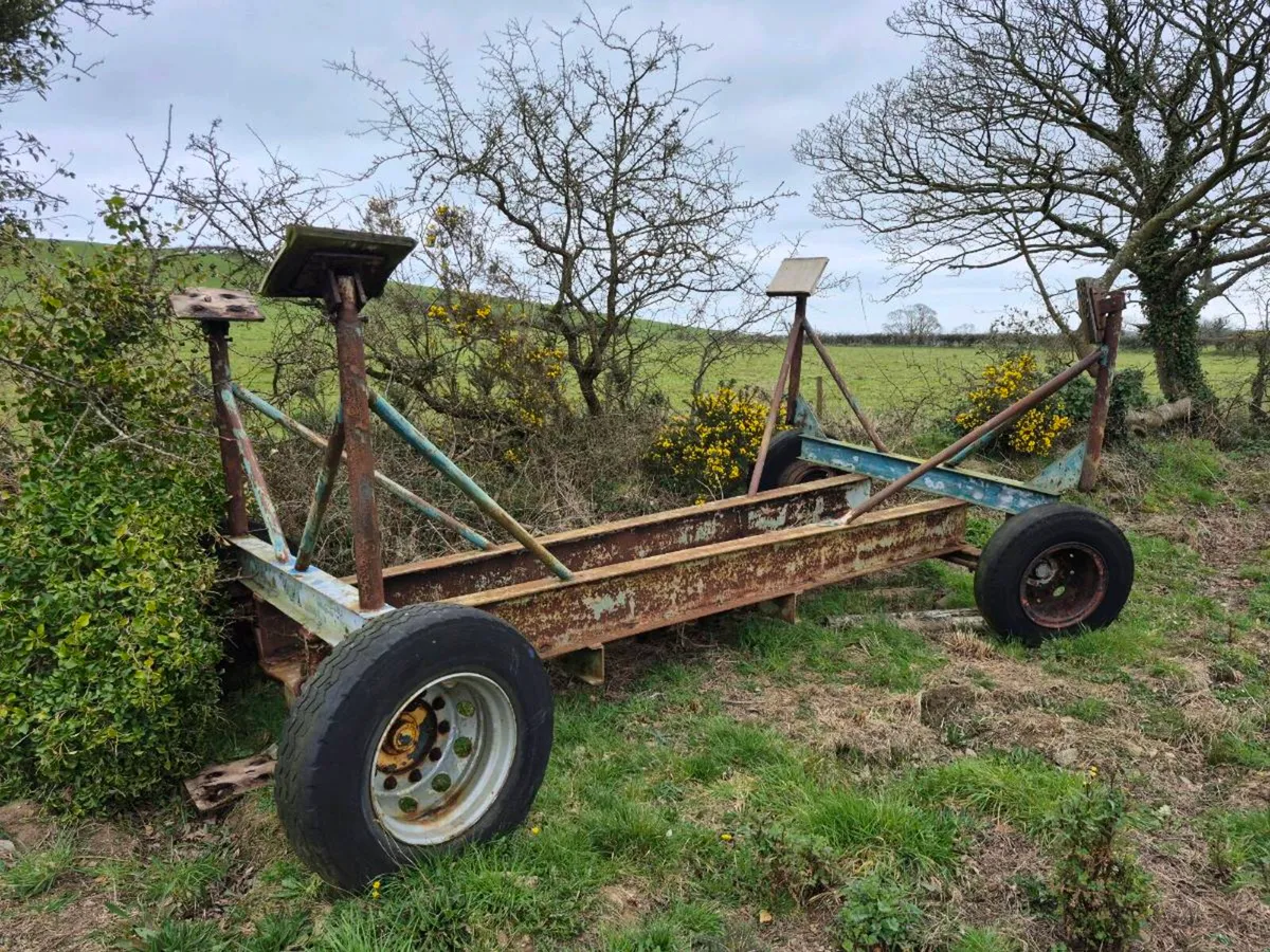 Boat trailer for yard, heavy duty yacht cradle - Image 2