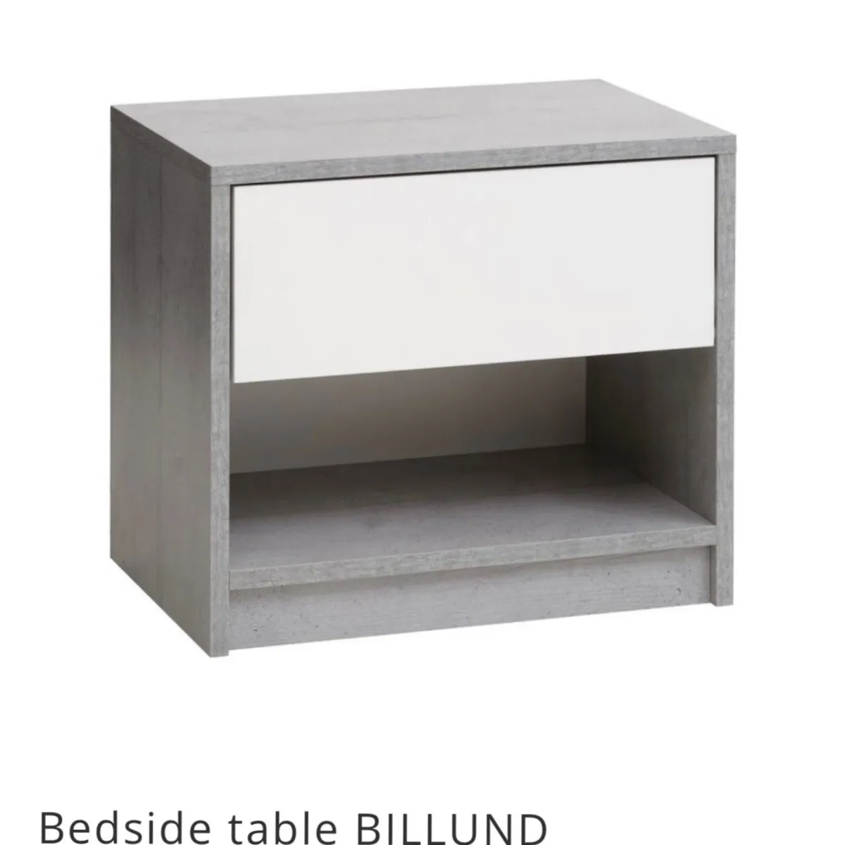 Desk, bed frame, bedside table Jysk - Image 2