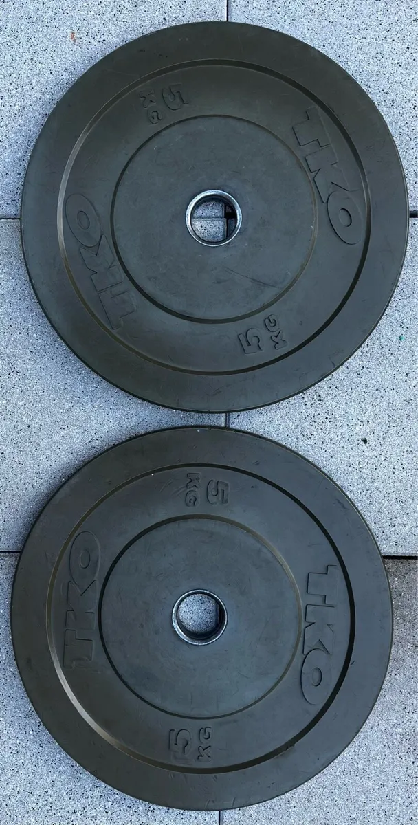 150kg Olympic bumper weight set - Image 4