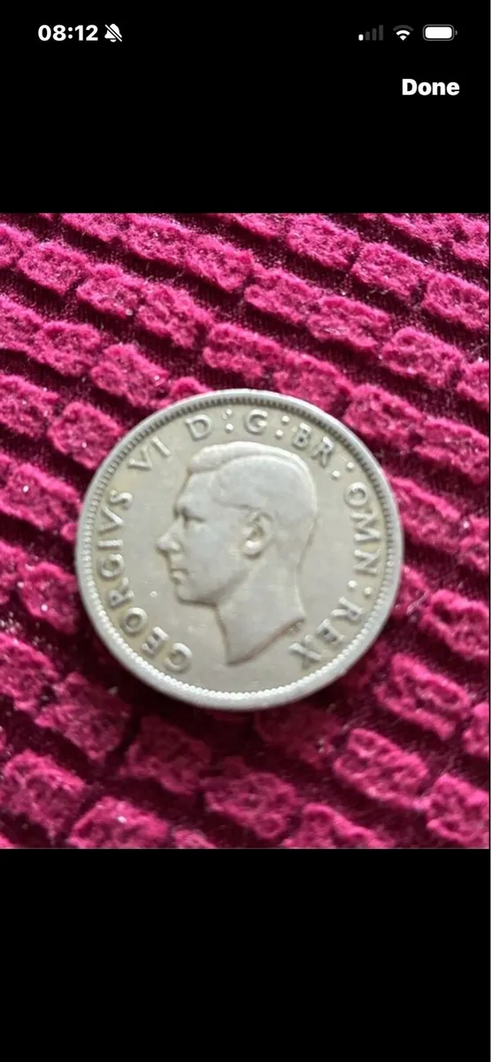 1948 British Two Shilling Coin - Image 2