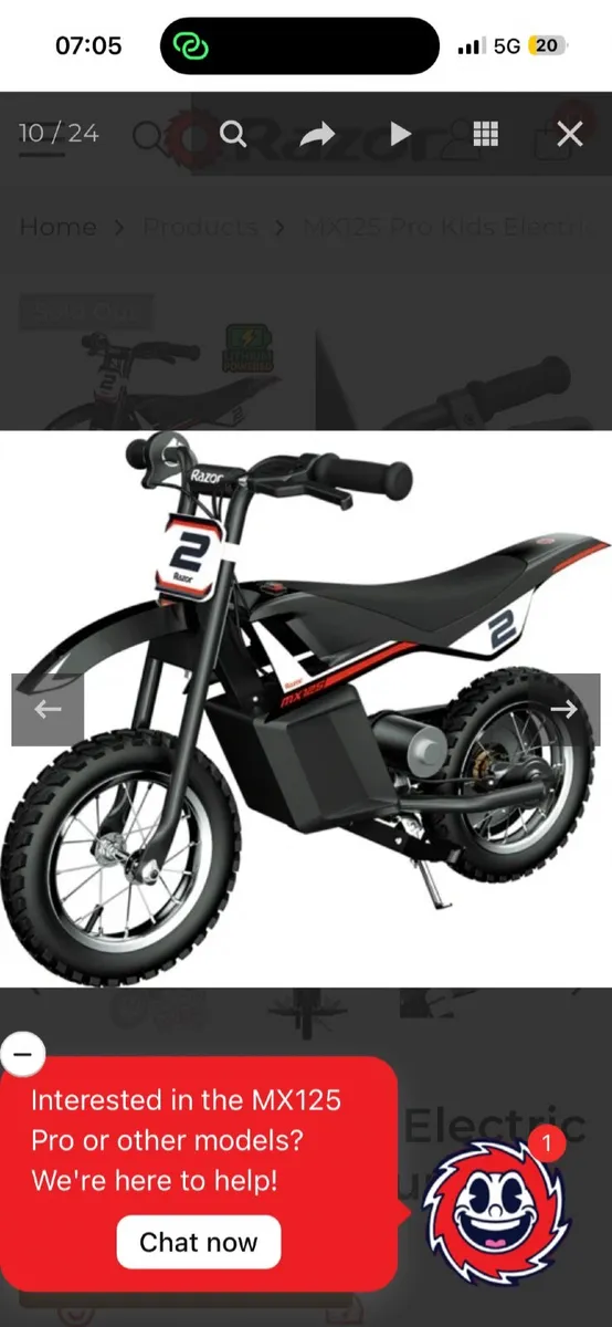 Kids Electric motorbike - Image 1