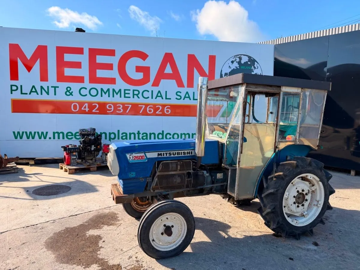 Mitsubishi D2600 26HP Diesel Tractor  2WD - Image 1