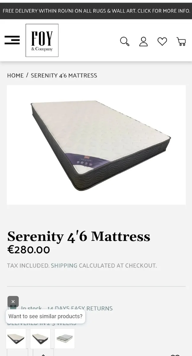 Mattress  new - Image 1