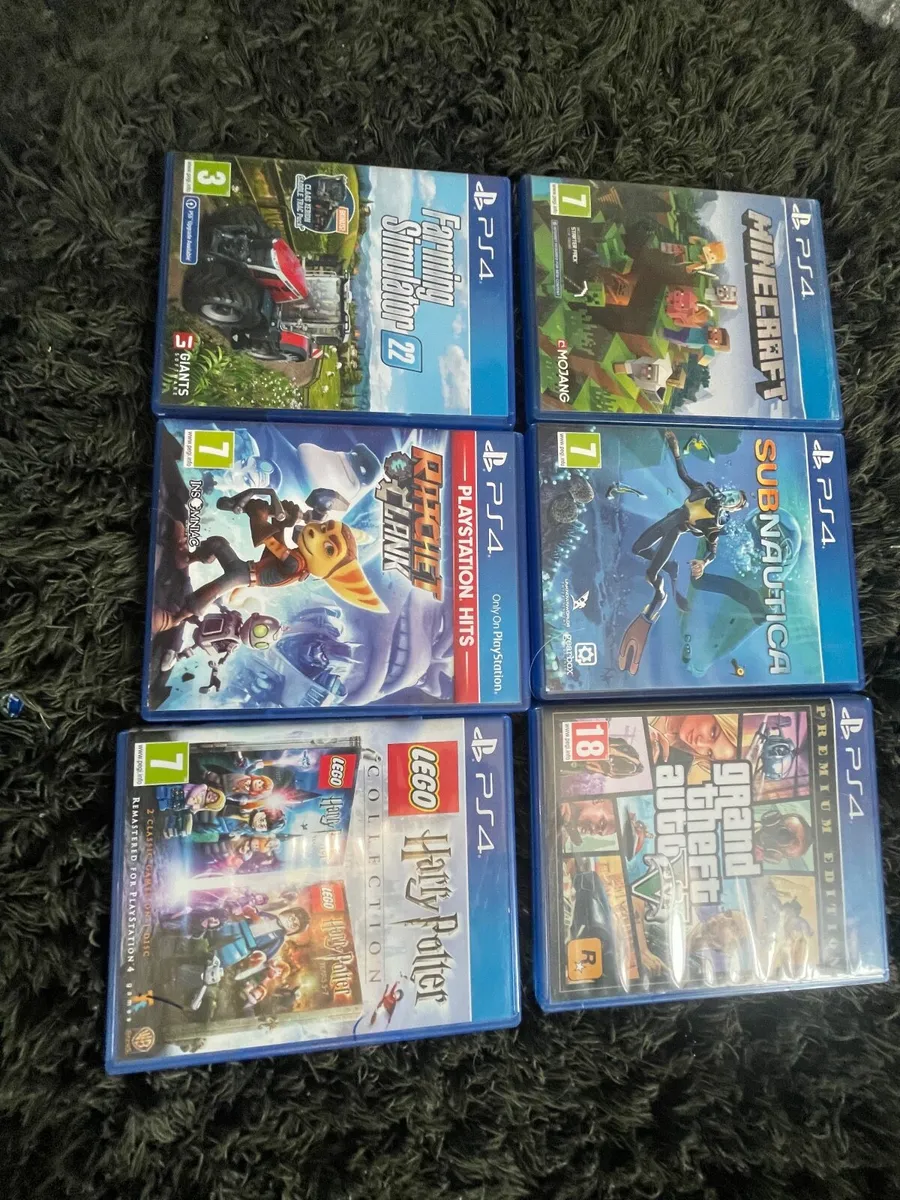 PS4 console (2 controllers) & 6 games for sale - Image 4