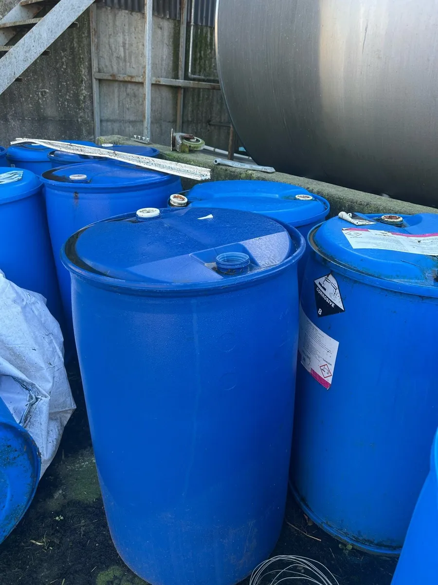 Blue Barrels