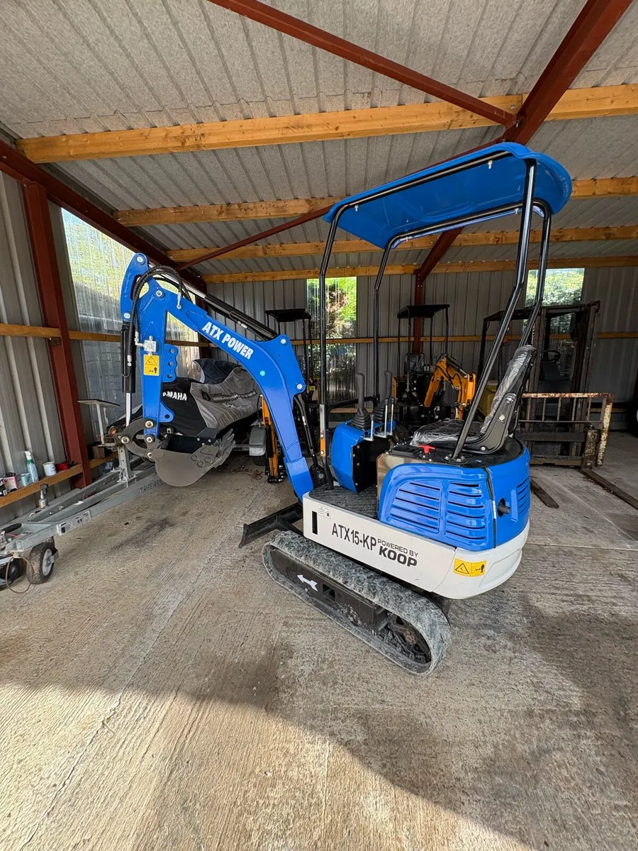 ATX 1.5 Ton Mini Digger Diesel . Swing Boom 2026 - Image 3
