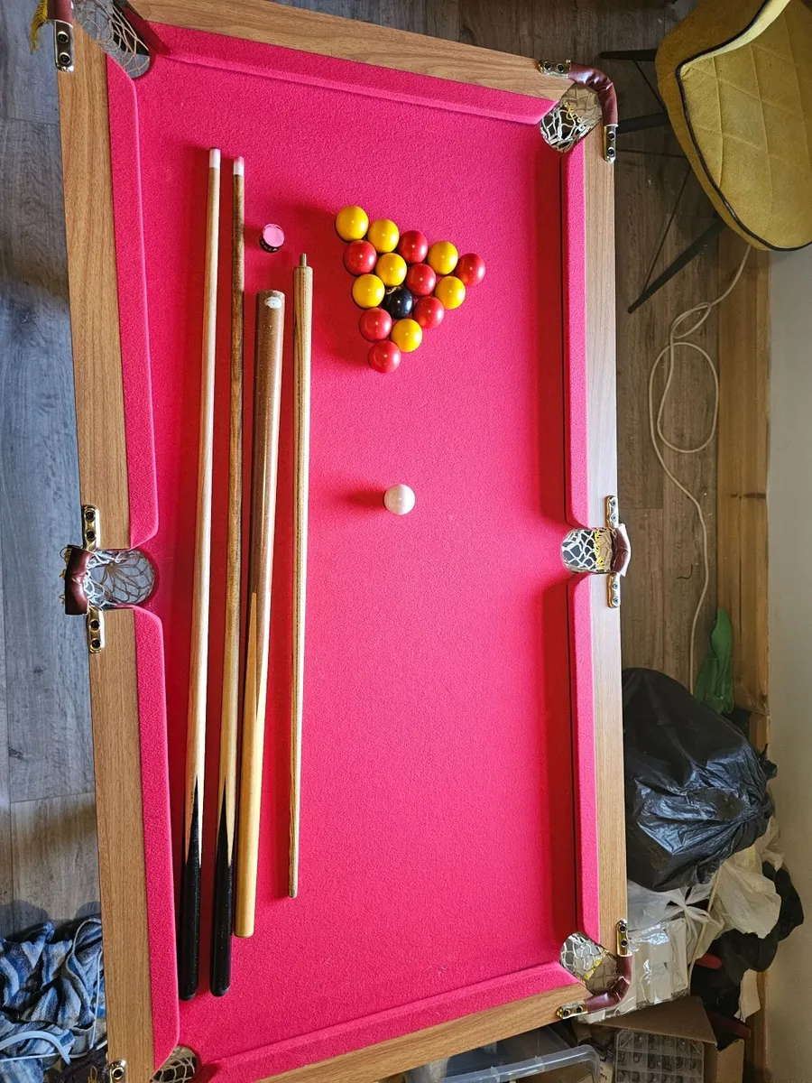 Cosway 4ft pool table with upgraded balls - Image 1