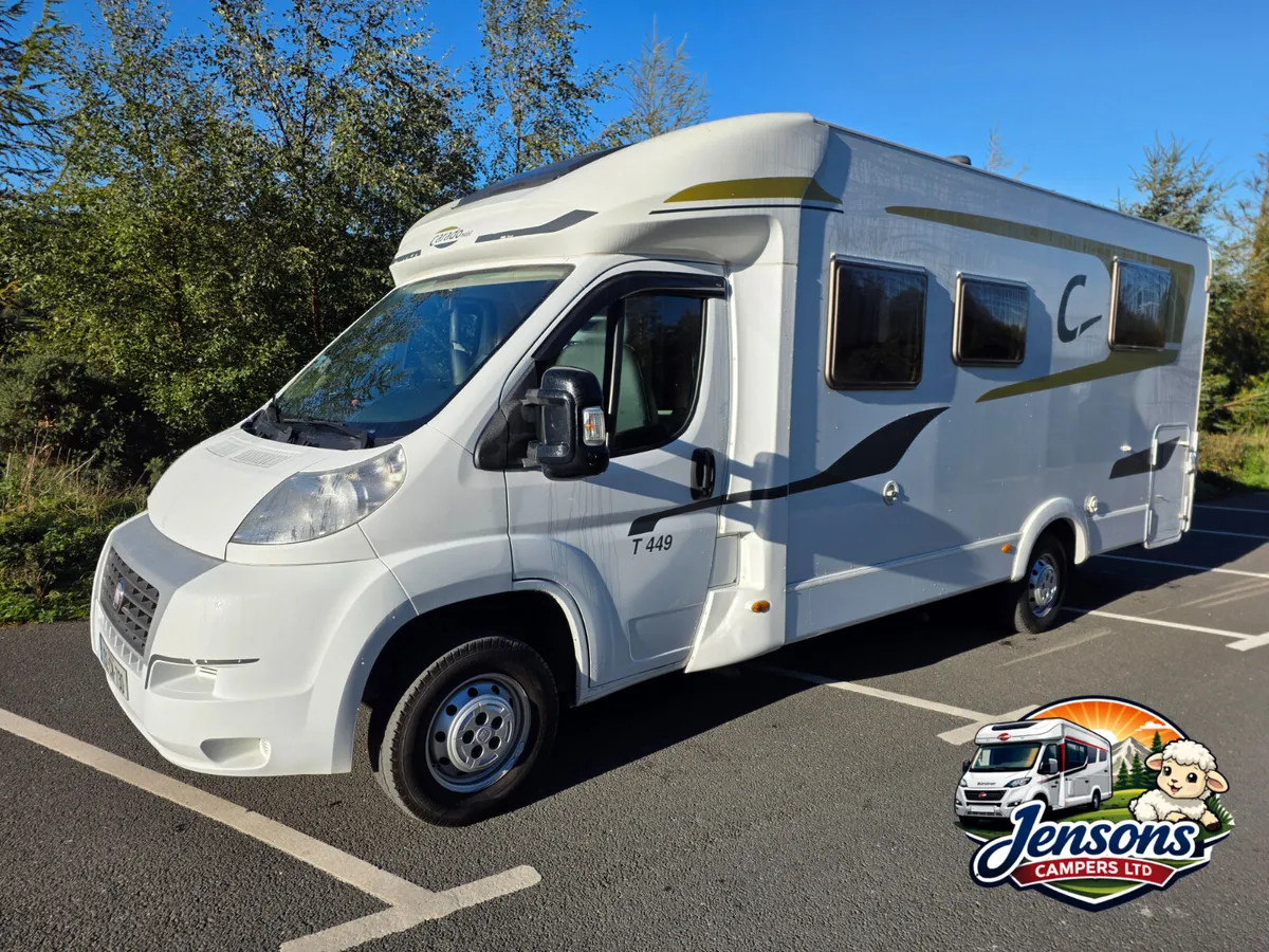 2013 CARADO T449 ISLAND BED JUST BEEN RE-UPHOLSTER - Image 1