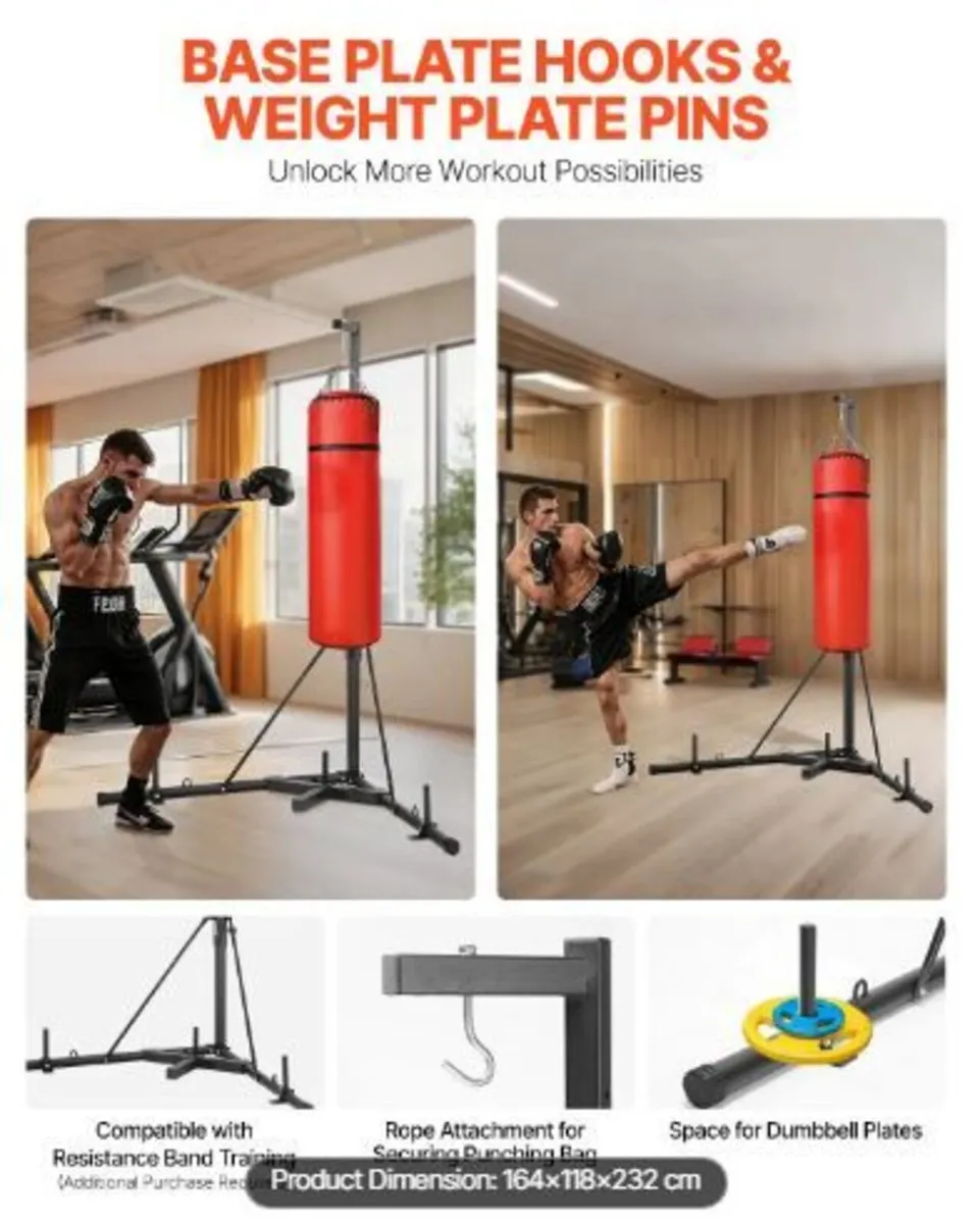 Punching Bag Stand, Steel Heavy Duty - Image 3