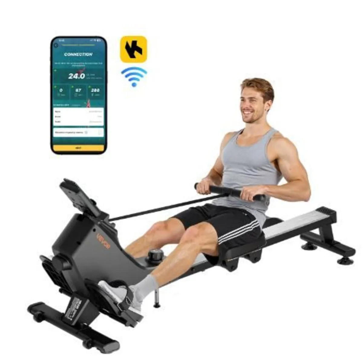 Magnetic Rowing Machine,16-Level Quiet - Image 1
