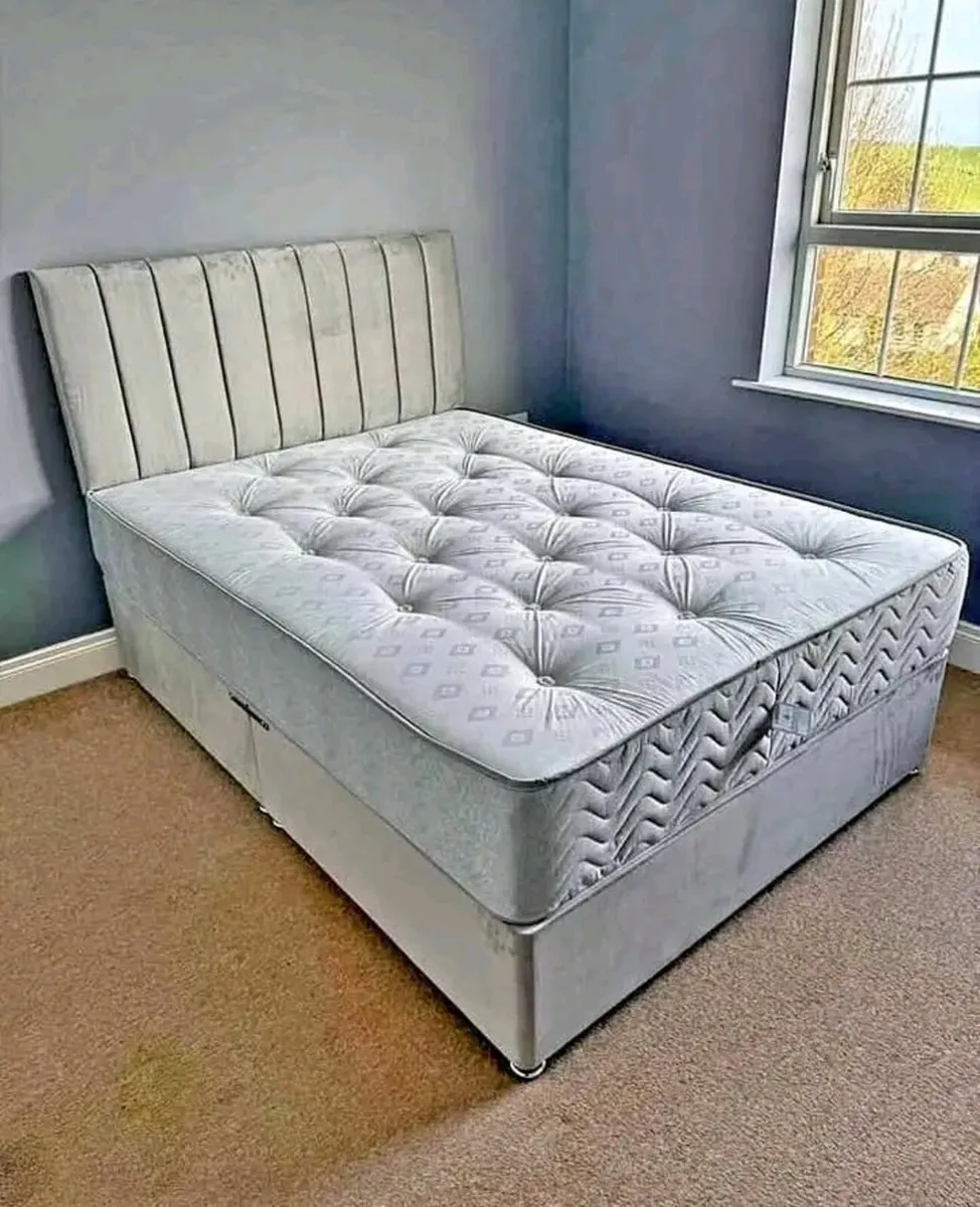 Luxury Divan Bed with Mattress – All Sizes & Colou - Image 4