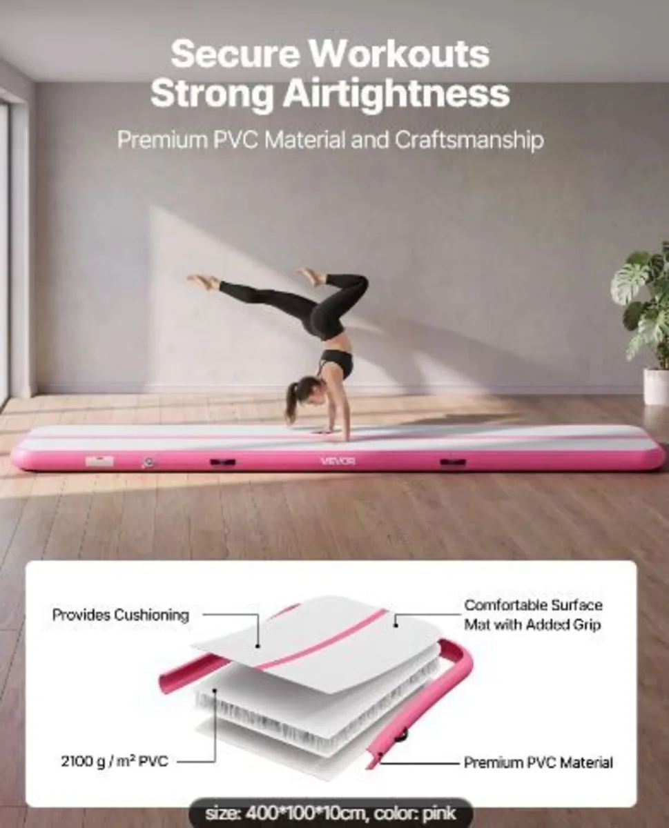 Inflatable Gymnastics Air Mat 4m Training Mats - Image 4