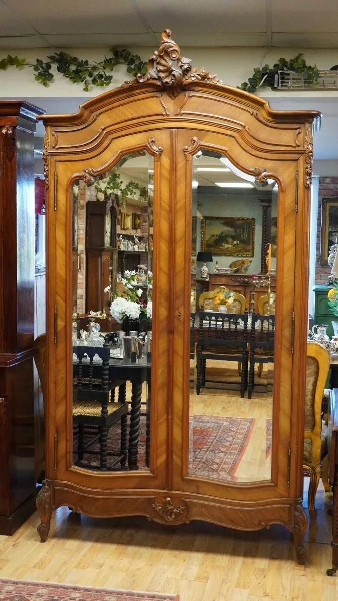 Antique French Armoire Press/Wardrobe - Image 2