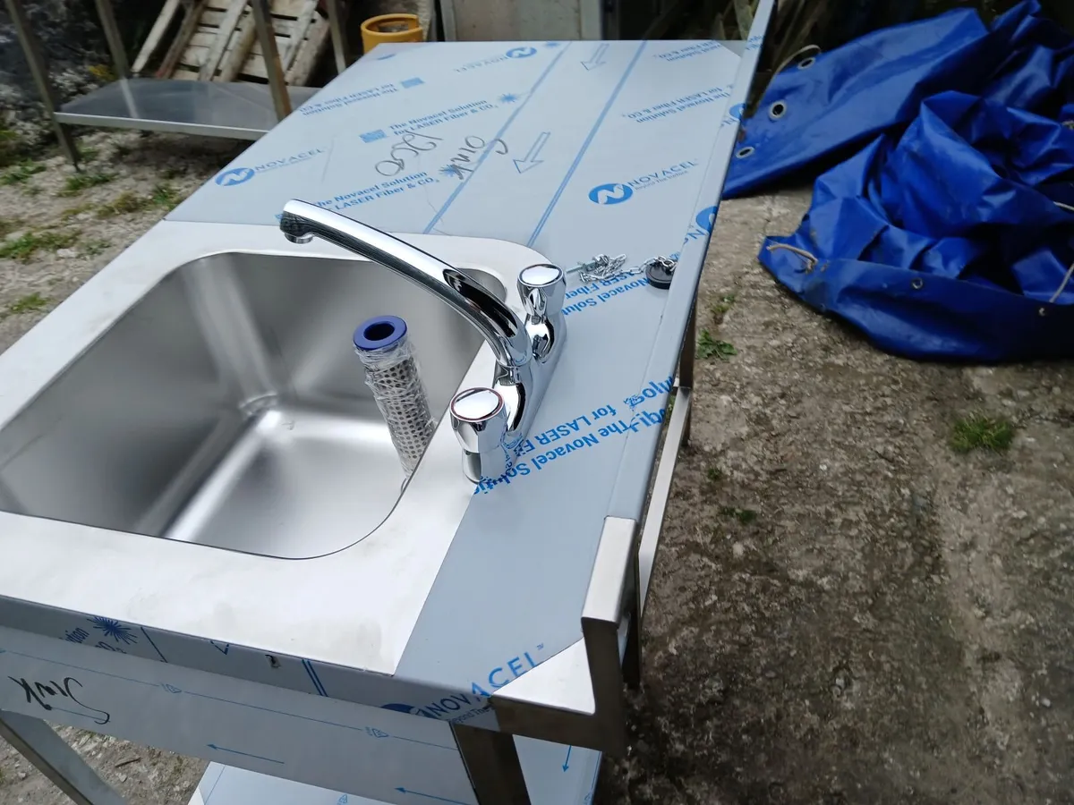 Staneless steel cabbinet sink unit complete - Image 2