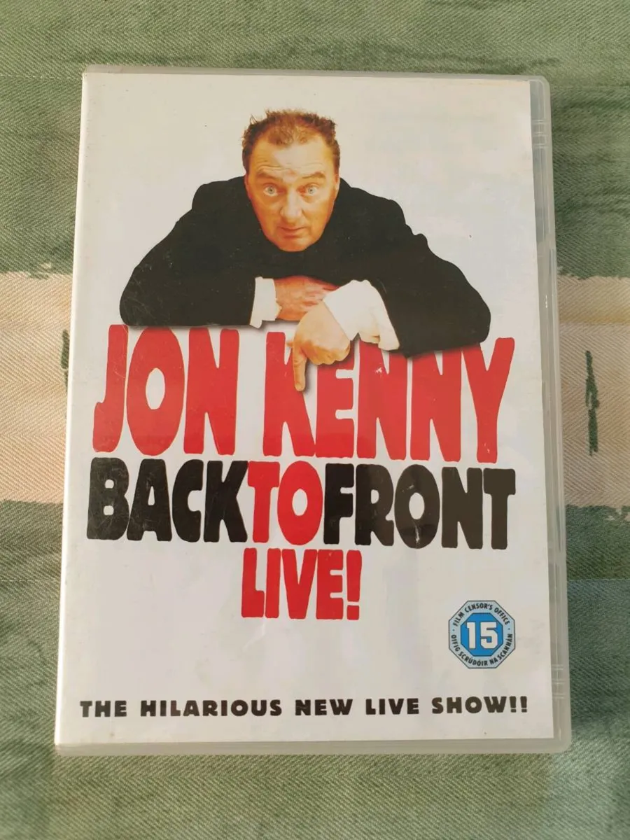 Jon Kenny Back To Front Live DVD 2007 Comedy - Image 1