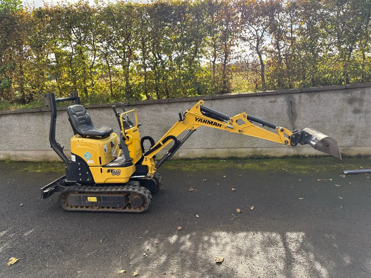Yanmar sv08 micro digger - Image 3