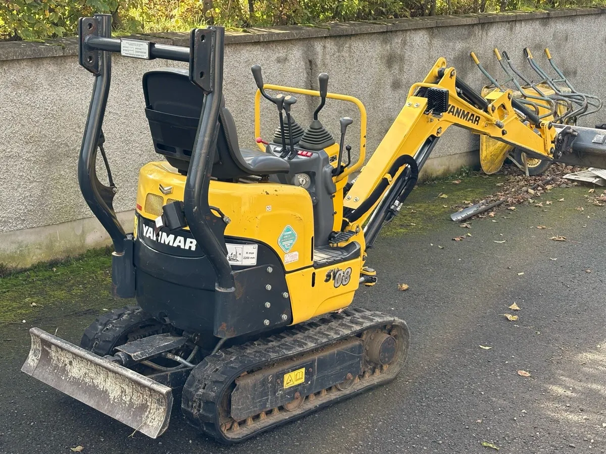 Yanmar sv08 micro digger - Image 2