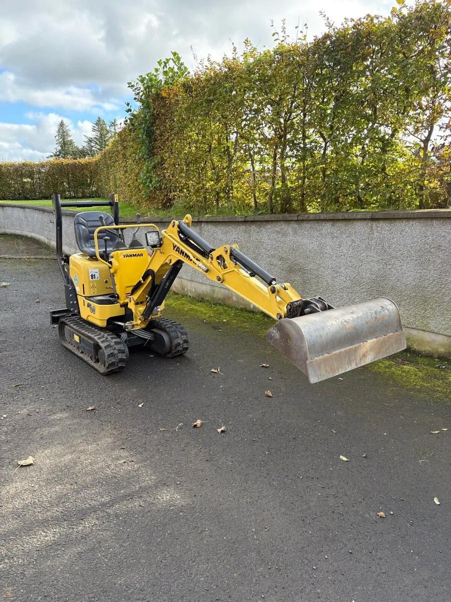 Yanmar sv08 micro digger - Image 4