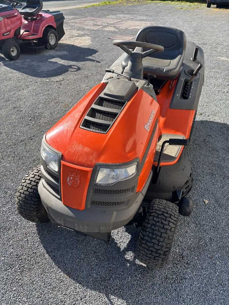 HUSQVARNA 17.5HP RIDE ON MOWER - FOR SALE - Image 1