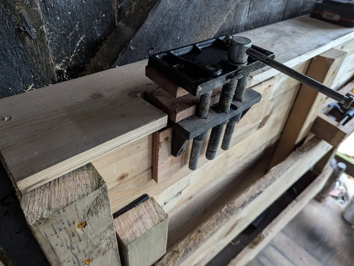 Folding Workbench with Vice - Image 4