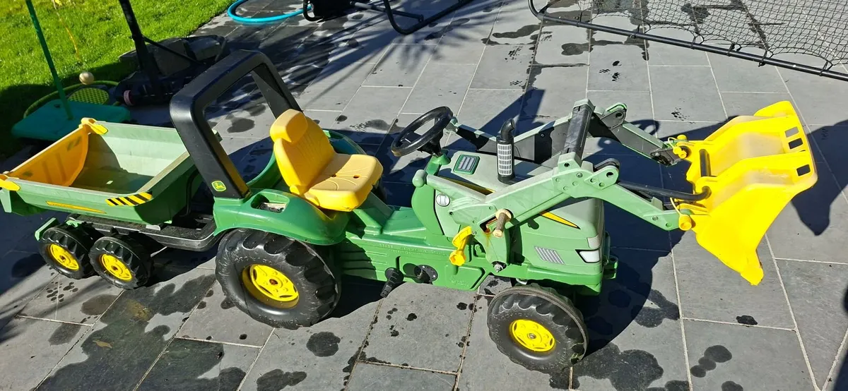 Roly toys tractor and trailer - Image 1