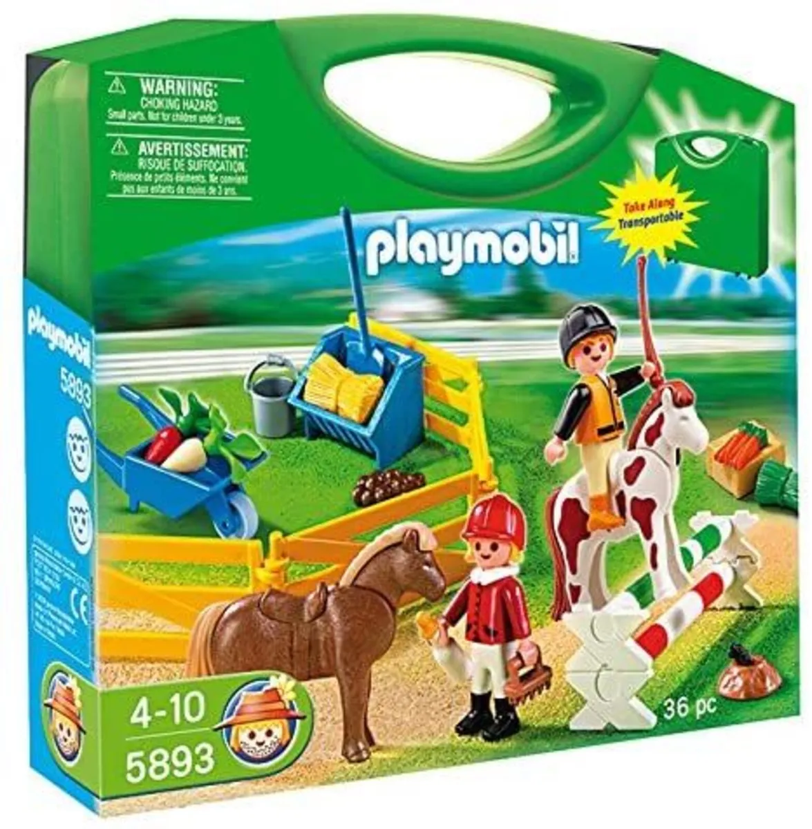 New: Playmobil Pony Farm Carry Case 5893