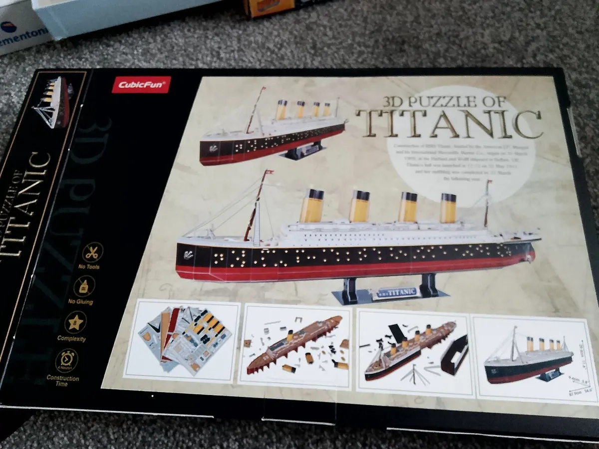 Titanic 3d puzzle please red description - Image 1