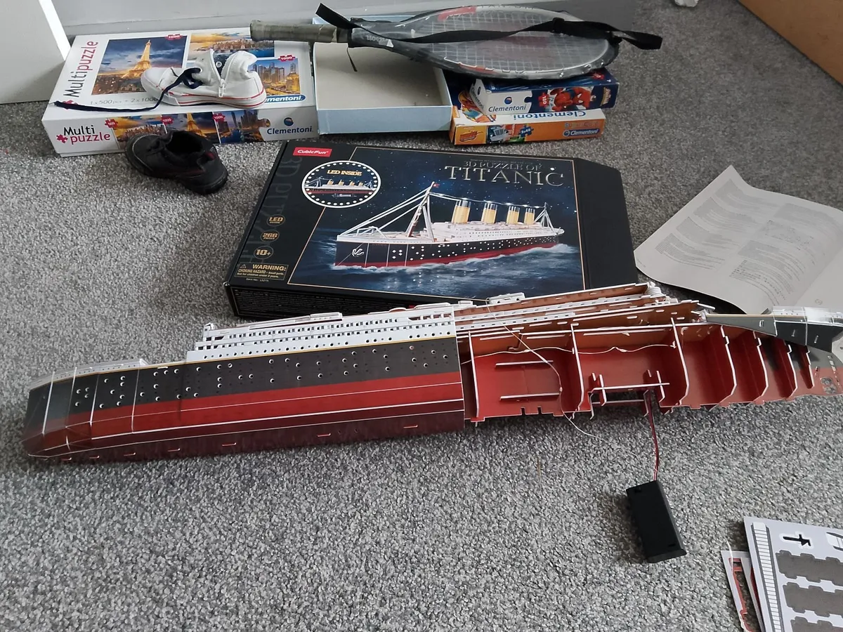 Titanic 3d puzzle please red description - Image 4
