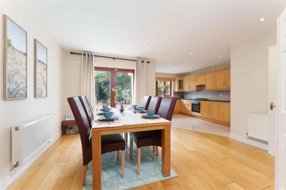 Dining Table and Six Chairs - Image 1