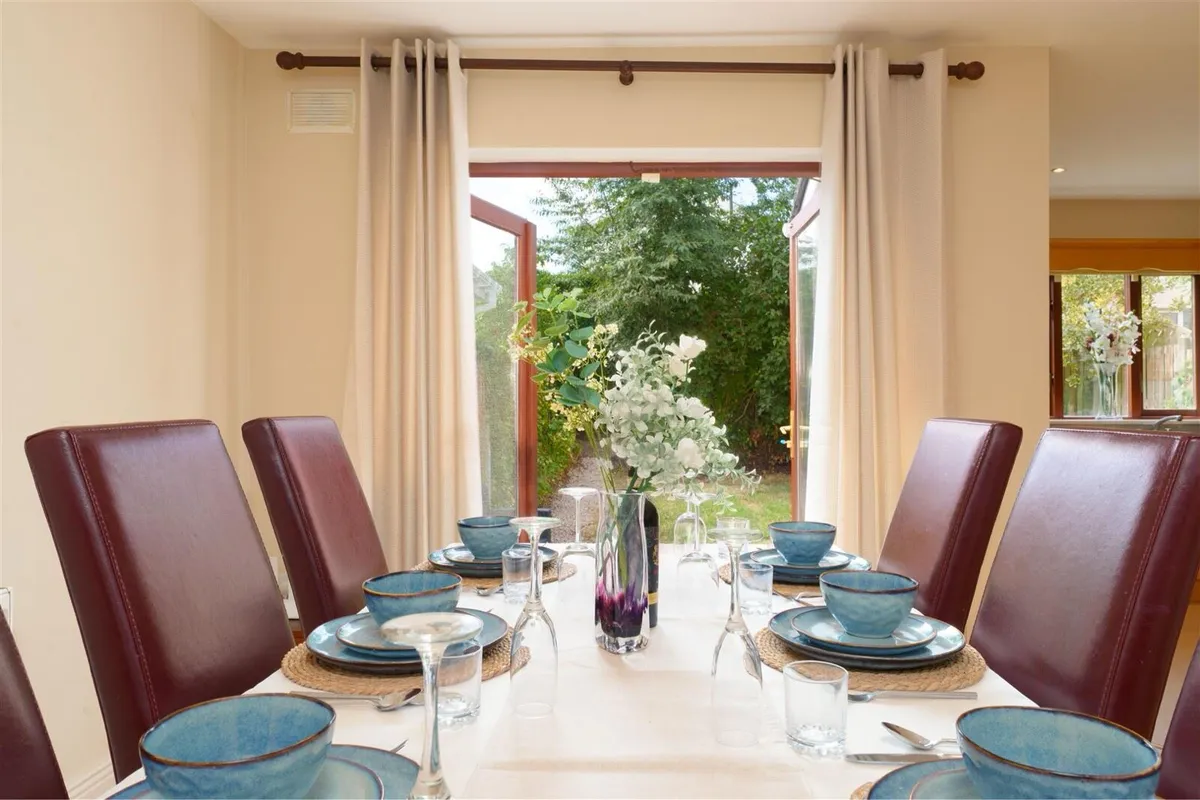 Dining Table and Six Chairs - Image 4
