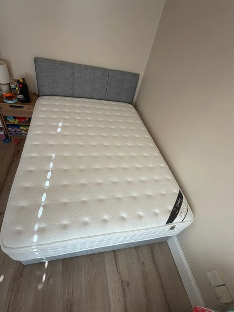 Double Bed (Mattress, Base + Headboard) - Image 2