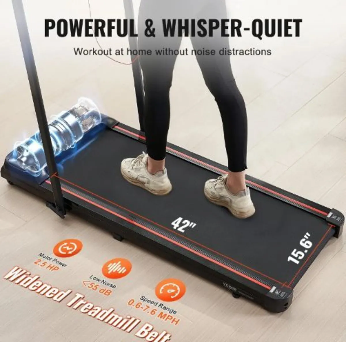 Walking Pad, Under Desk Treadmill - Image 3