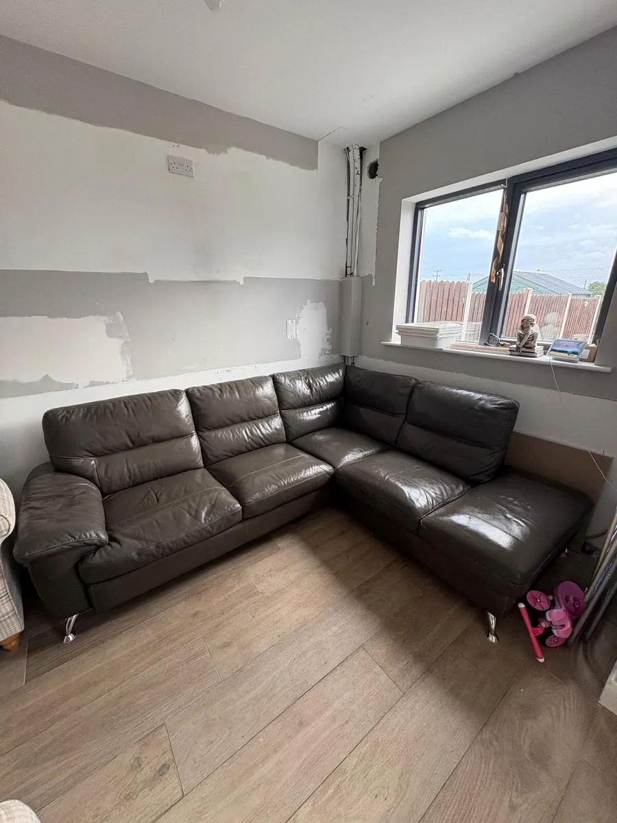 Corner Sofa and Swivel Chair - Image 1
