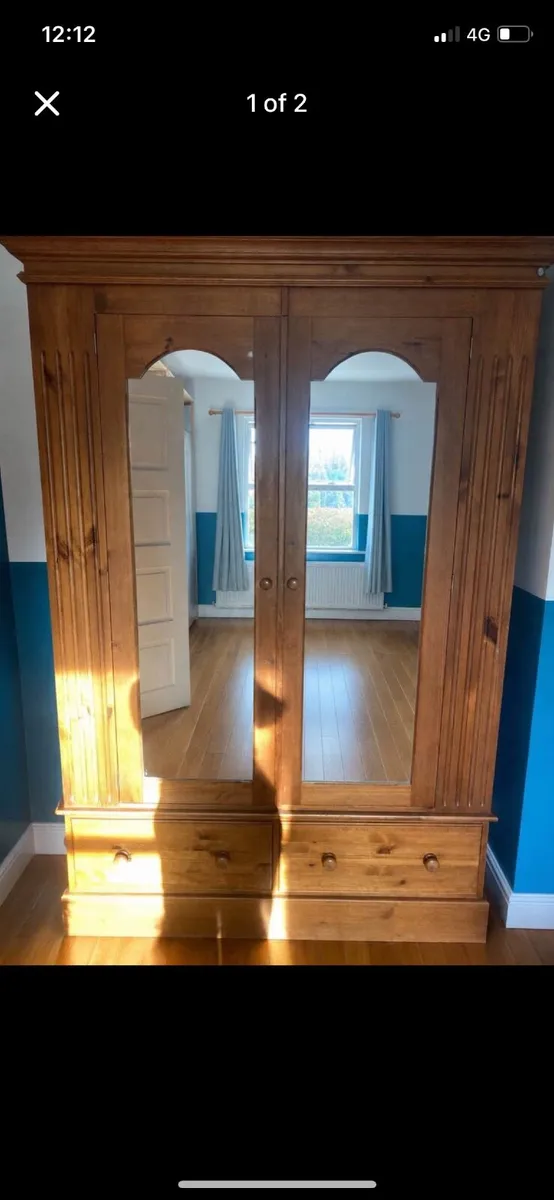 Large wooden wardrobe - Image 1