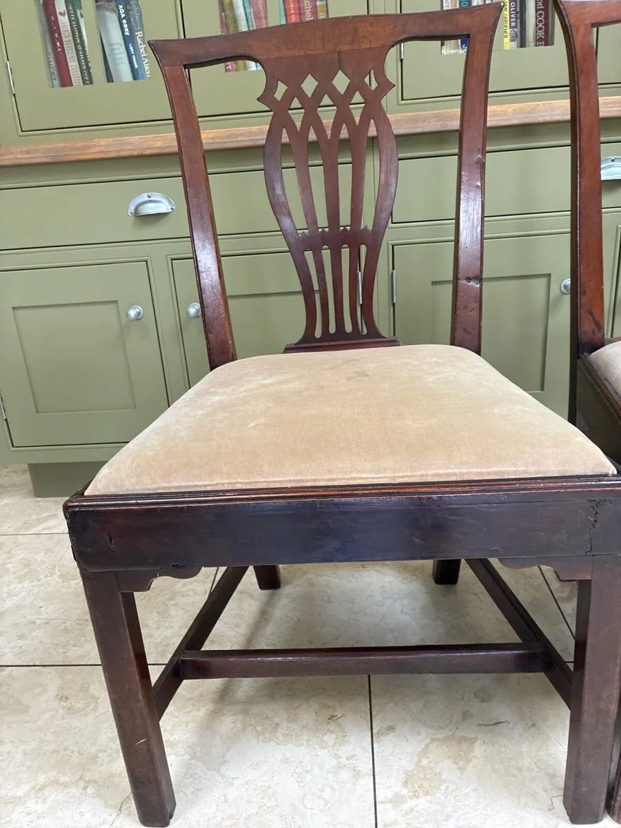 A pair of antique  chairs - Image 2