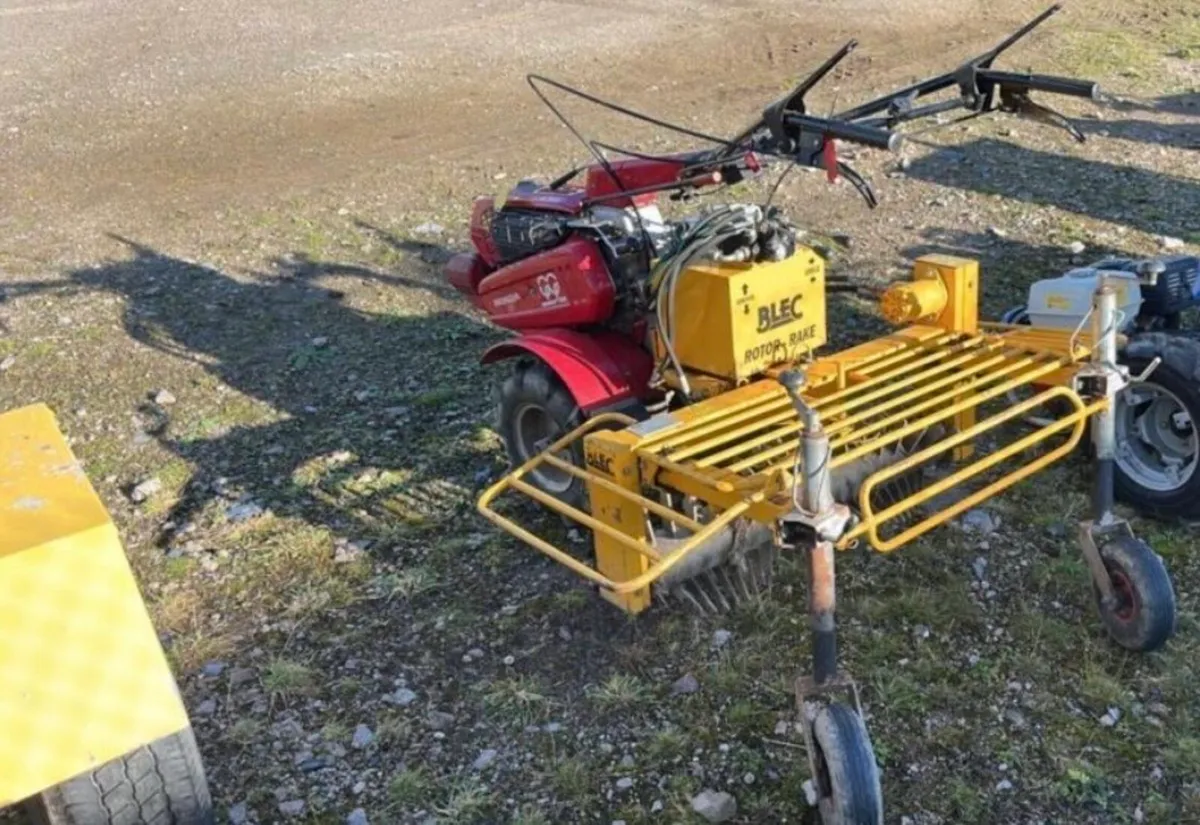 Blec Stone Rake Honda Petrol Engine - Image 3