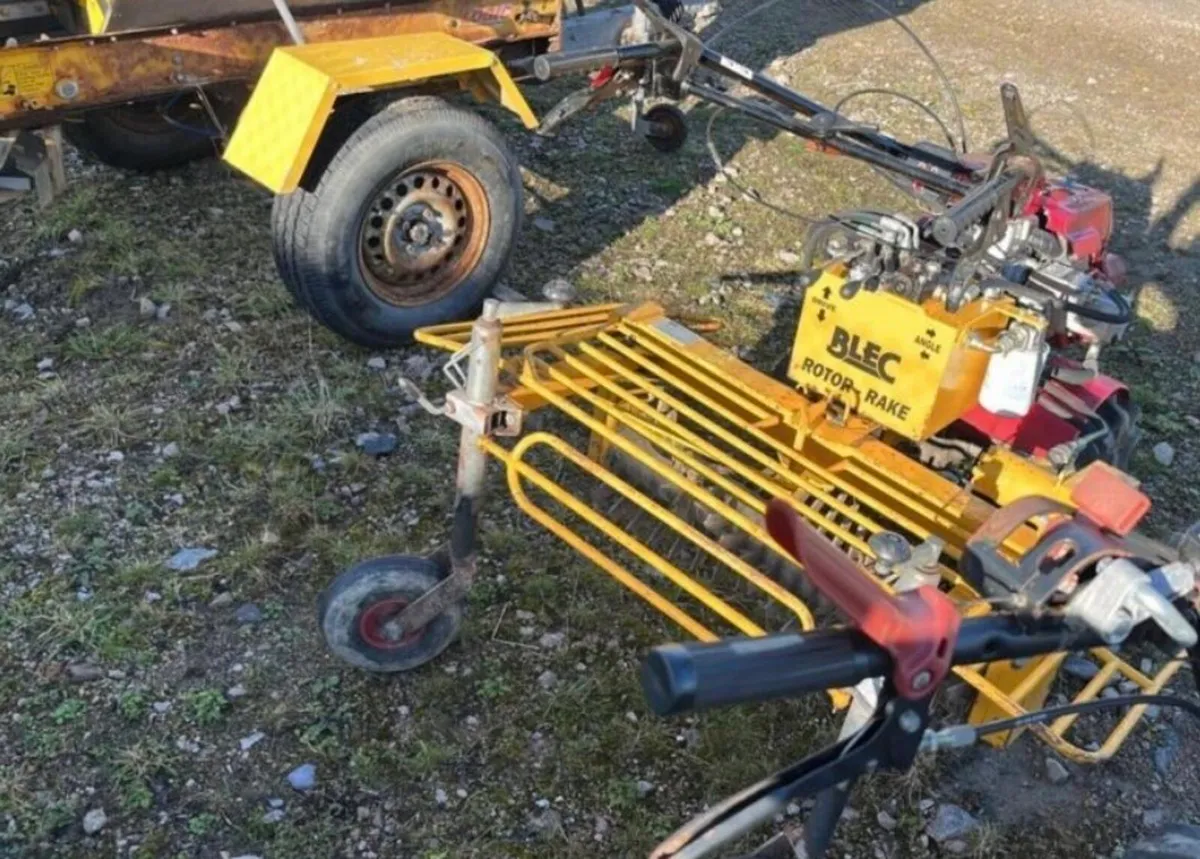 Blec Stone Rake Honda Petrol Engine - Image 4