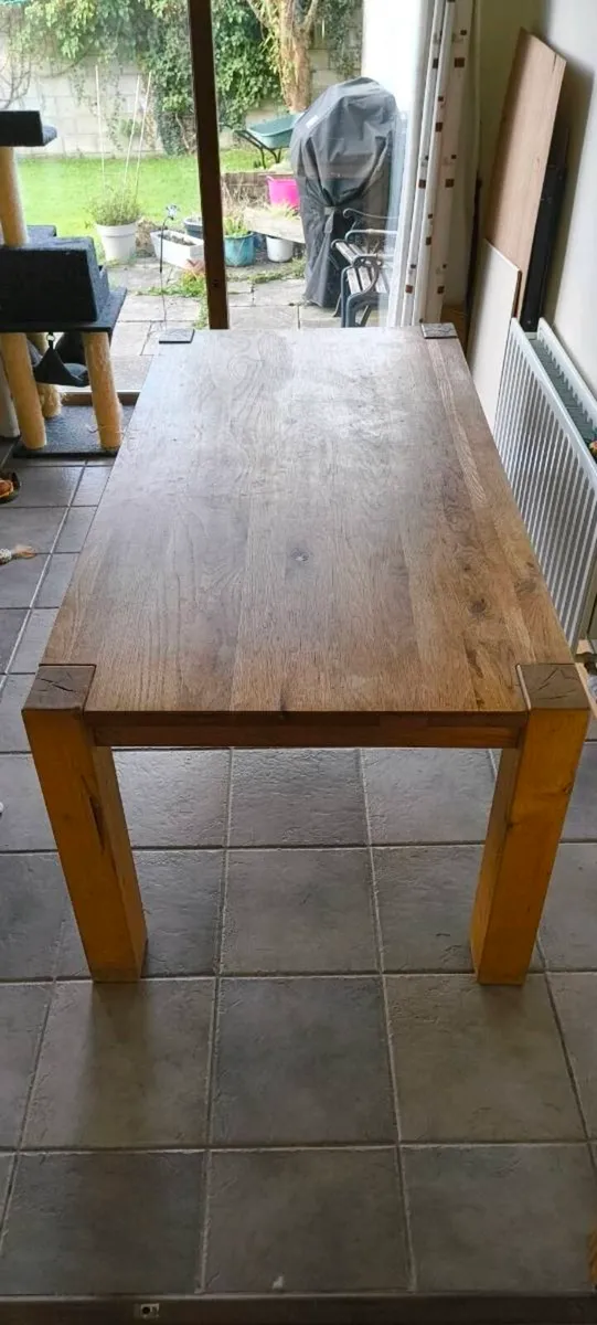 Solid Wood Farm house style kitchen table - Image 1
