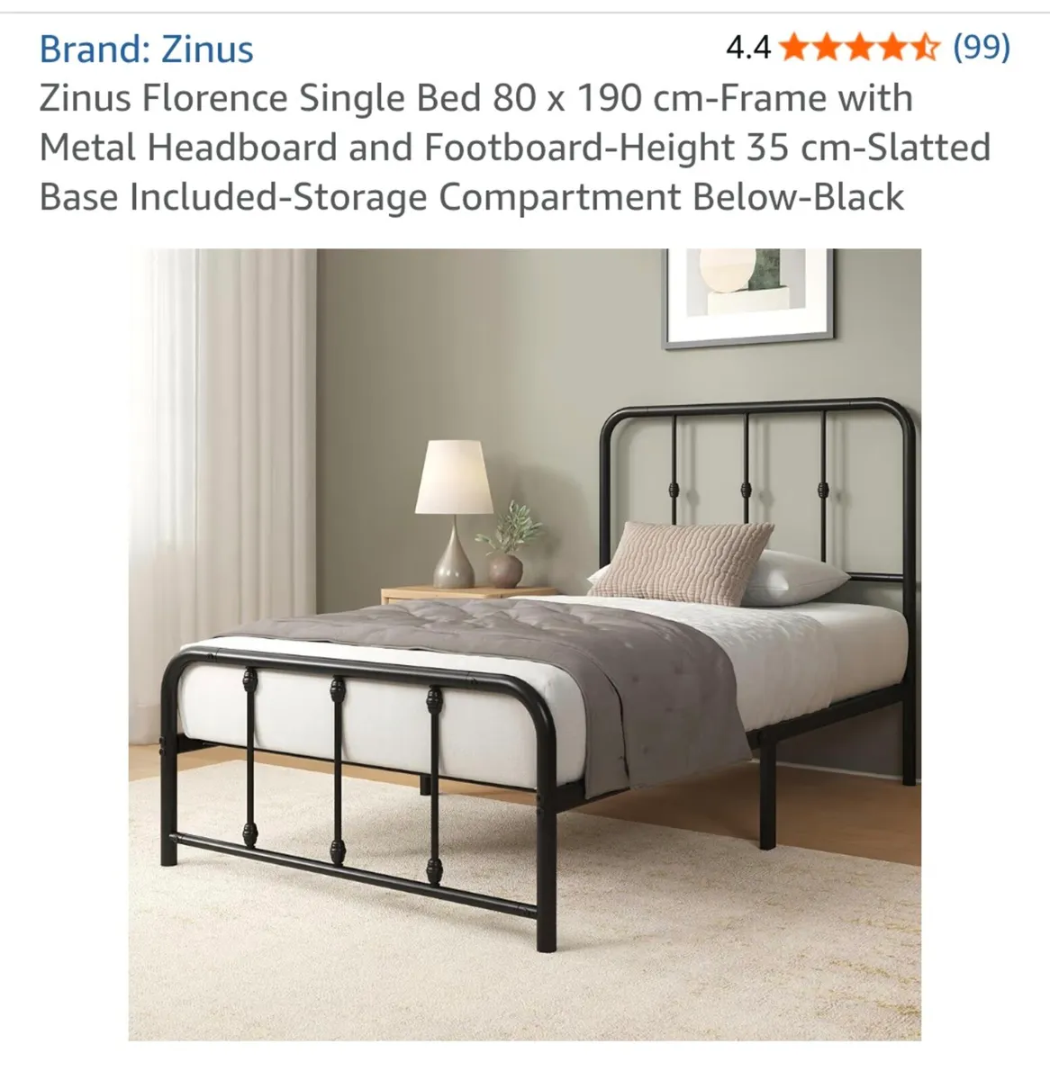 Single bed frame - Image 1