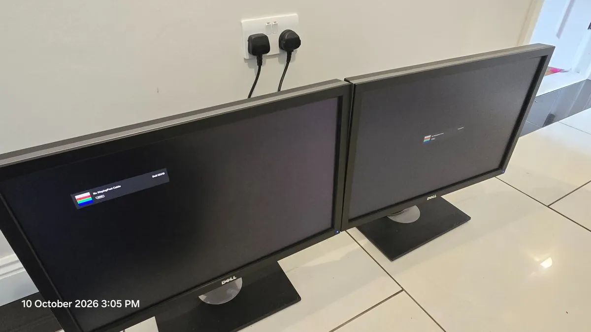 2 × Dell UltraSharp U2410 24-inch Monitors – Great - Image 2