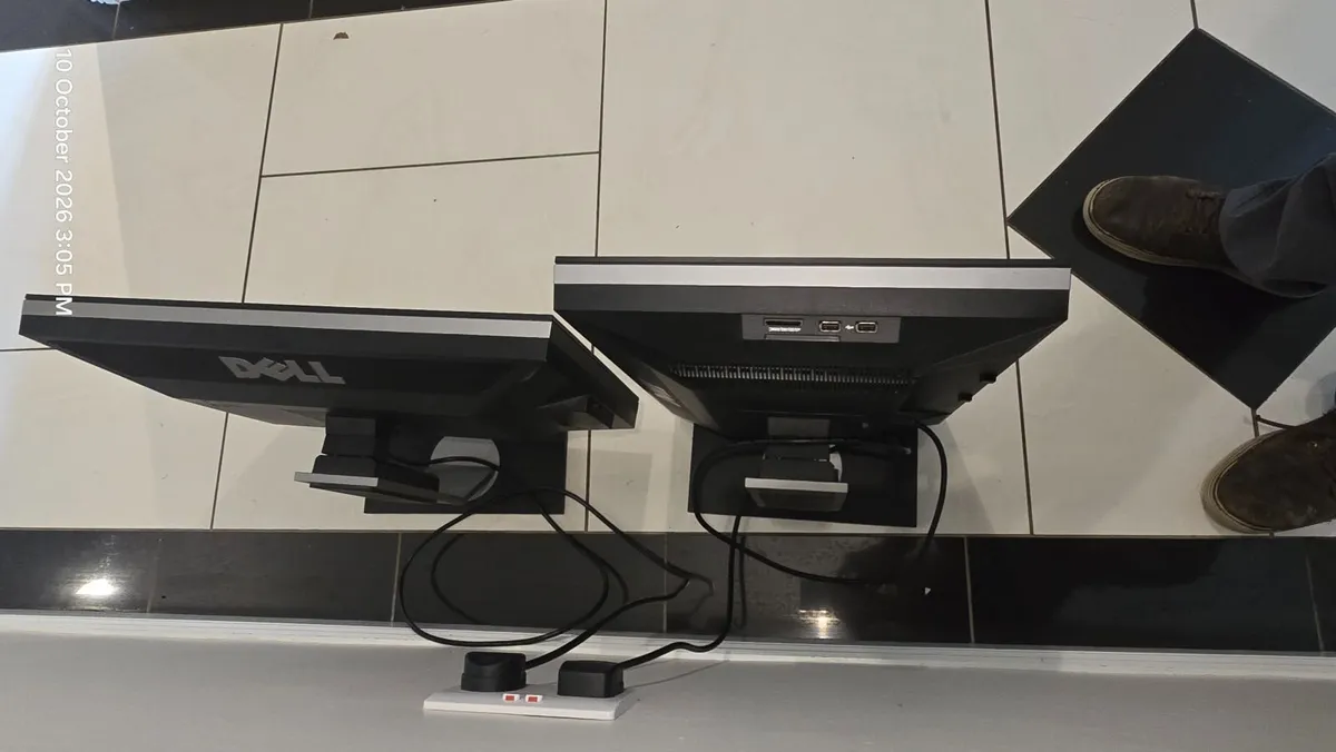 2 × Dell UltraSharp U2410 24-inch Monitors – Great - Image 1