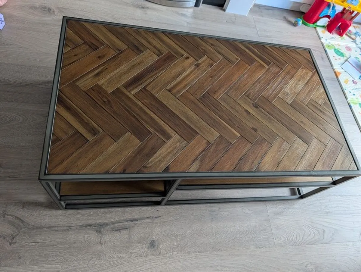 Wooden coffee table - Image 3
